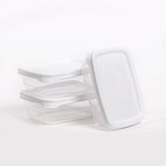Conjunto de 3 Caixas para Alimentos TREND Branco 30cl