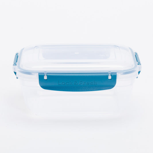 Caixa para Alimentos EUROPE Retangular Azul 1.4L