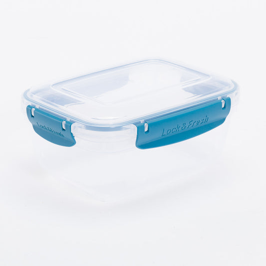 Caixa para Alimentos EUROPE Retangular Azul 1.4L