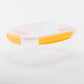 Caixa para Alimentos EUROPE Amarelo 20x9cm