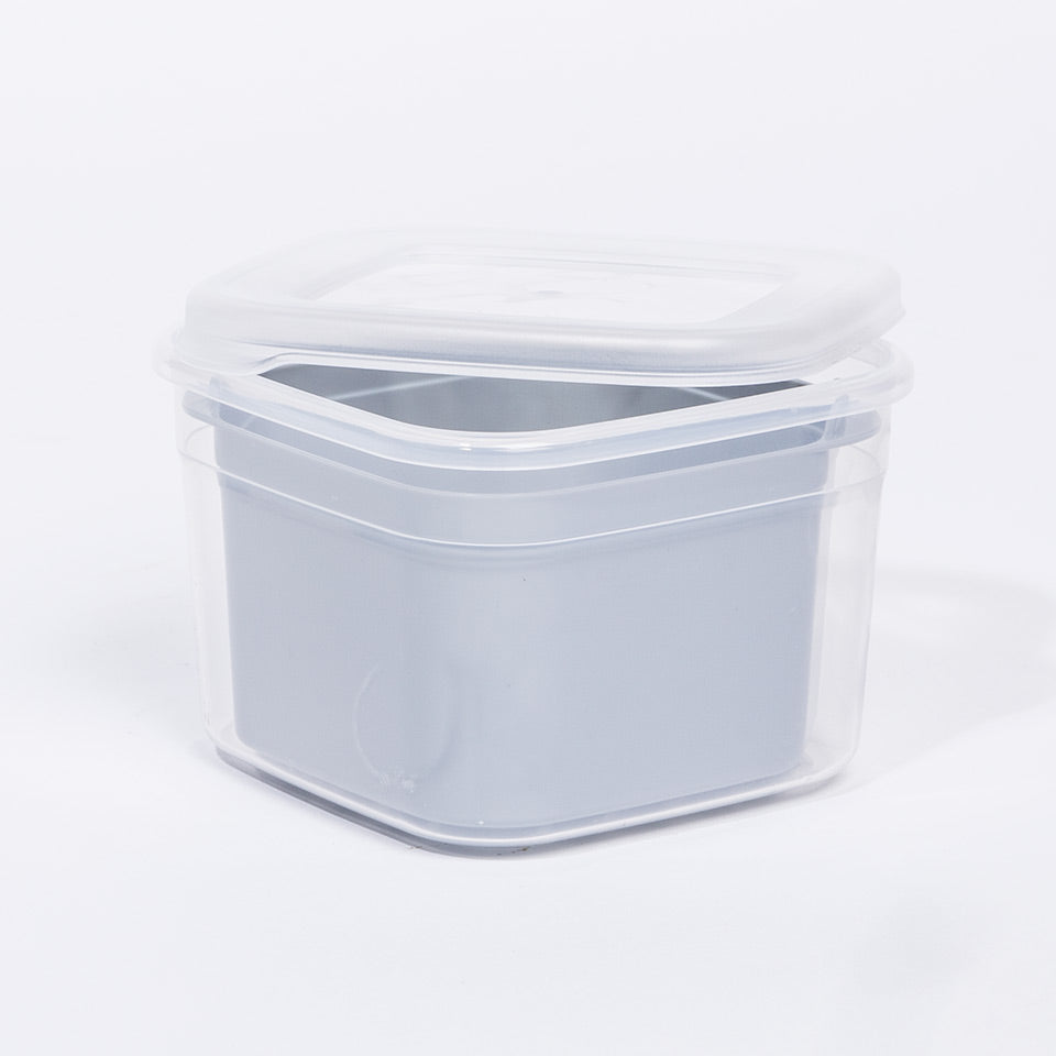 DEMKA Grey Food Box with Drainer 50cl