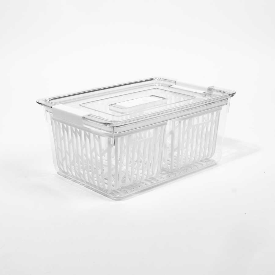 Caixa Organizadora com Tampa para Frigorífico FRESHNESS 2.1L
