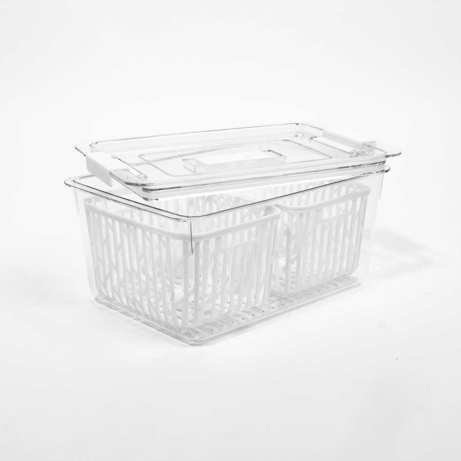 Caixa Organizadora com Tampa para Frigorífico FRESHNESS 2.1L