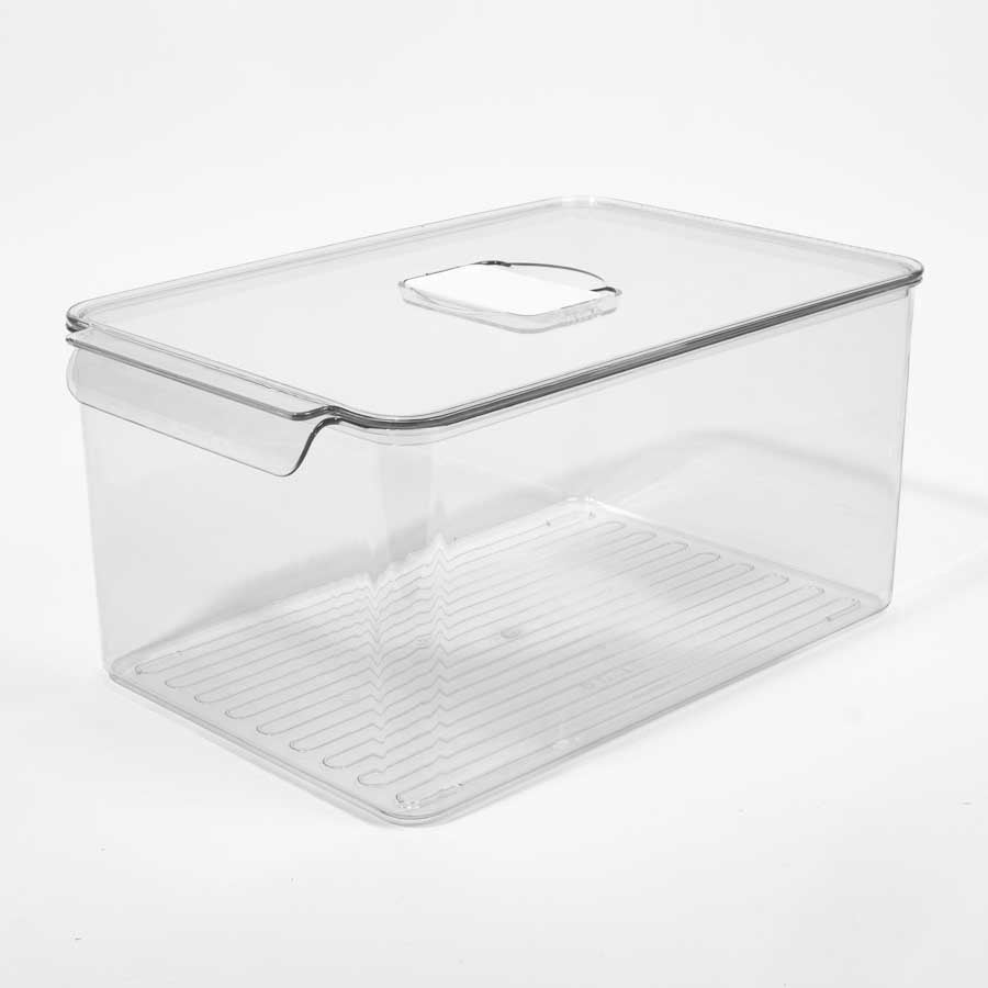 Caixa Organizadora com Tampa para Frigorífico FRESHNESS 8L
