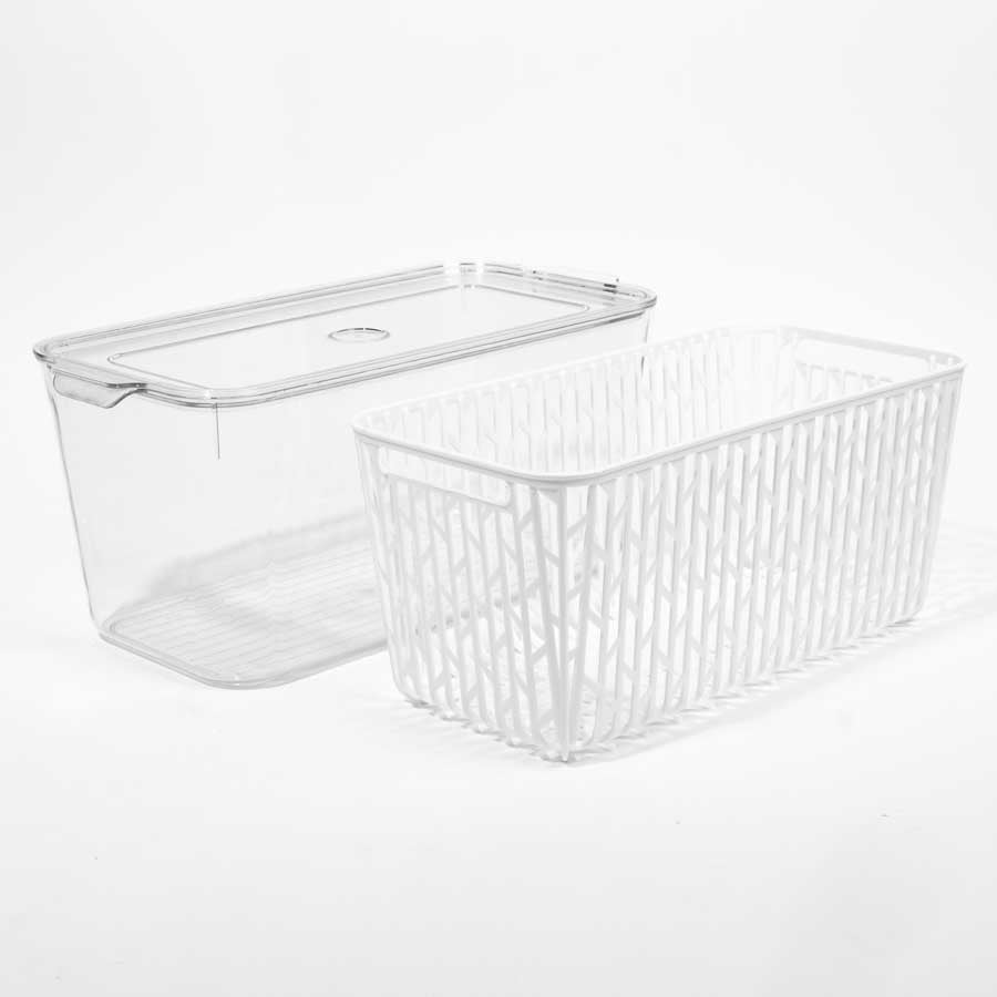 Caixa Organizadora com Tampa para Frigorífico FRESHNESS 5L