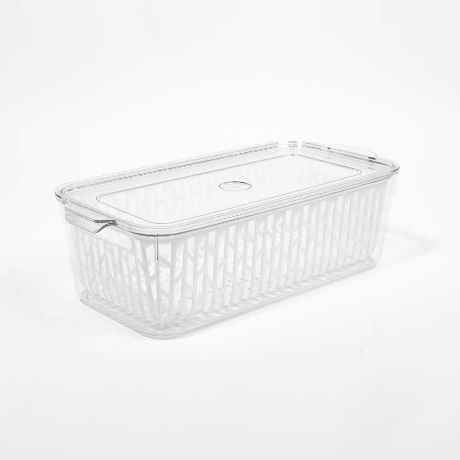 Caixa Organizadora com Tampa para Frigorífico FRESHNESS 4L