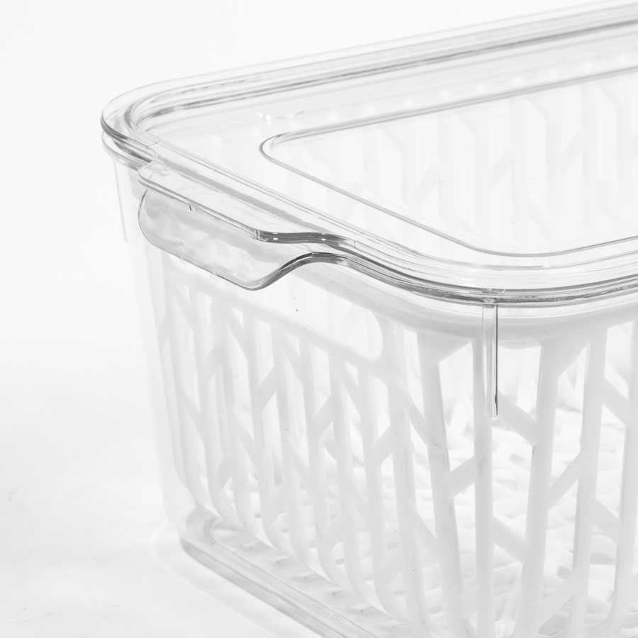 Caixa Organizadora com Tampa para Frigorífico FRESHNESS 4L