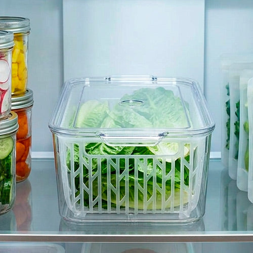 Caixa Organizadora com Tampa para Frigorífico FRESHNESS 4L