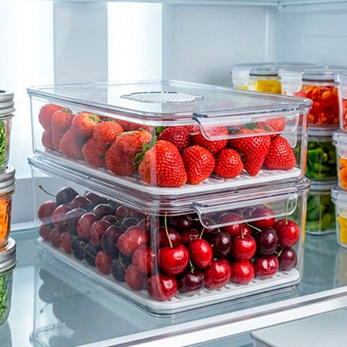Caixa Organizadora com Tampa para Frigorífico FRESHNESS 2.5L