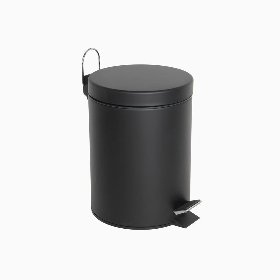 Balde do Lixo NETT com Pedal Preto 3L