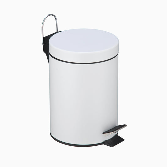 Balde do Lixo NETT com Pedal Branco 5L