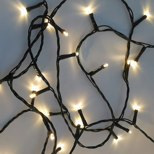 Luzes de Natal LED Branco Quente (80)