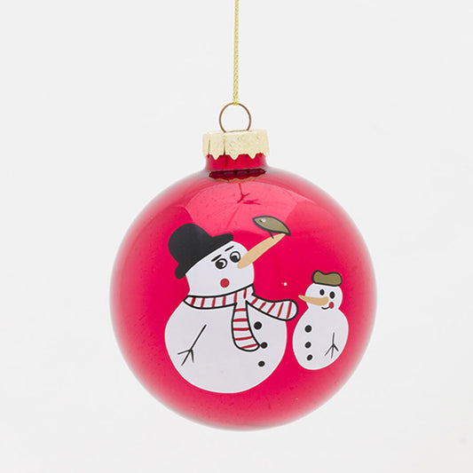 Bola de Natal SNOWMAN  8cm