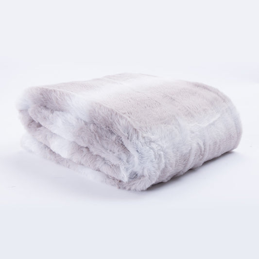 FUR Blanket Light Grey 125x150cm