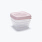 Set of 3 TREND Pink Food Boxes 50cl