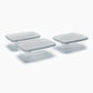 Set of 3 TREND Gray Food Boxes 30cl