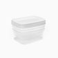 Set of 3 TREND White Food Boxes 30cl